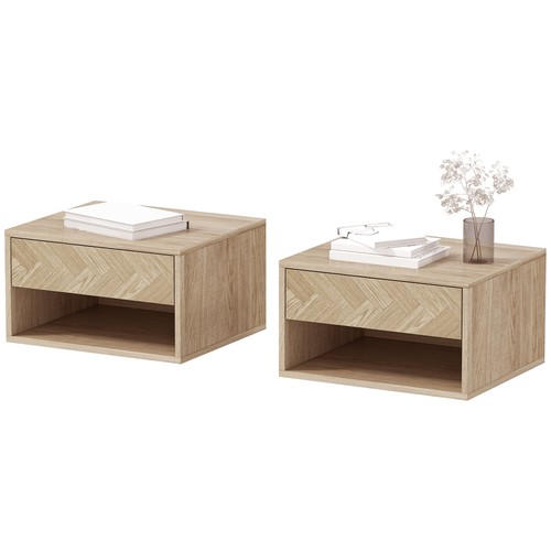 Homcom coppia comodini - homcom, di