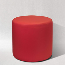 Pouf POUFF Puff PUF Tondo Arredamento Eco-Pelle POGGIAPIEDI Design Made in Italy