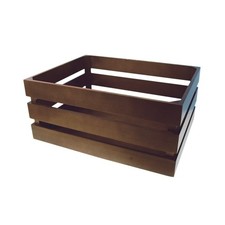 real wooden box brown color
