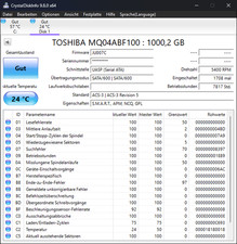1 TB Toshiba 2,5" pollici HDD
