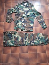 Completo mimetica WOODLAND Esercito Italiano Giacca e pantalone NUOVO Taglia 54