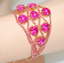 Bracciale donna cristalli rosa