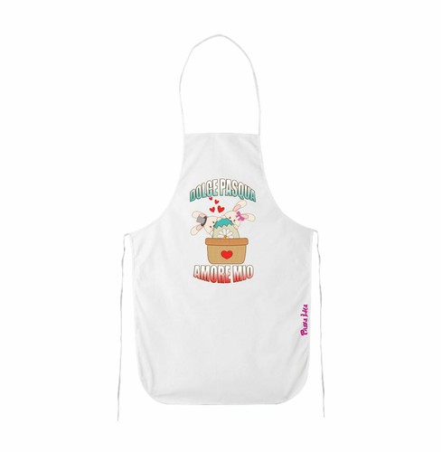 Grembiule bianco cucina - grembiule,