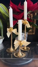 trio candelabri tromba vintage