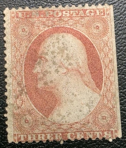 1857 george washington - us, 3¢