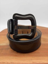 Pre-Owned Fendi Black Belts