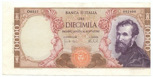 10000 lire errore stampa - errore,