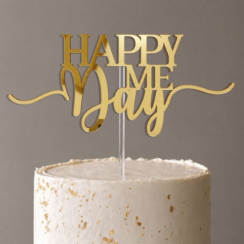 Happy giorno topper torta - me,
