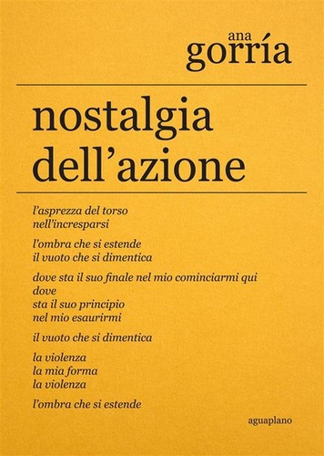 Nostalgia dell azione - nostalgia, ediz