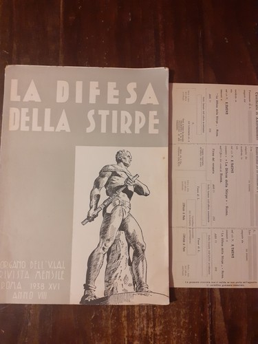 Rivista difesa della - rivista, stirpe