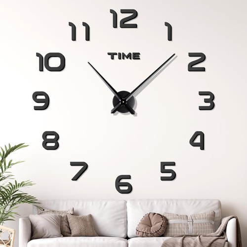 Orologio parete adesivo 3d - parete,