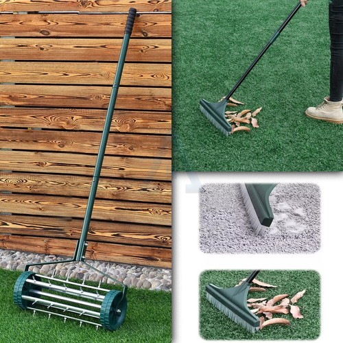 Spazzola aeratore per prato - , e
