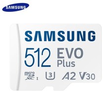Scheda di memoria originale Samsung 512 GB EVO Plus Micro SD SDXC 130 MB/s