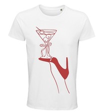 T-shirt Martini drink divertente Happy Hour Italia idea-Regalo Unisex