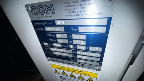 Gruppo elettrogeno cgm - elettrogeno, ,cgm