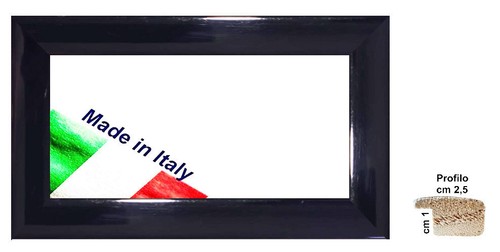 Cornice blu notte legno - notte,