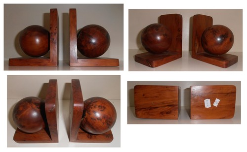 Fermalibri radica legno - fermalibri, radica,