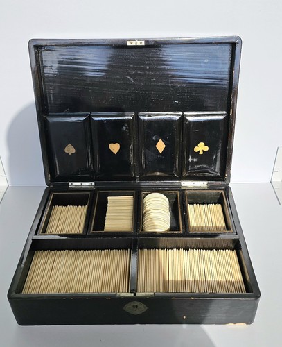 Antique 19th century lacquered - antique,