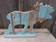 Handmade Blue Wooden Free