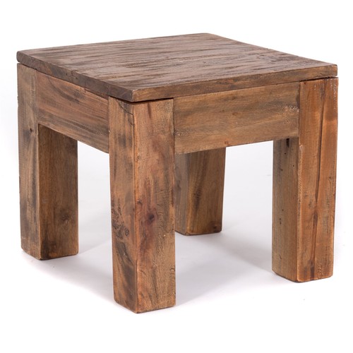 Tavolino square legno - 40",