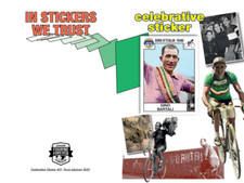 Figurine solidali CELEBRATIVE STICKER CICLISMO GIRO D'ITALIA TOUR DE FRANCE