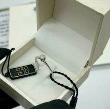 Solitario donna oro bianco 18