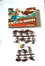 Soldatini Atlantic Caccia al Bisonte West scala H0 #R