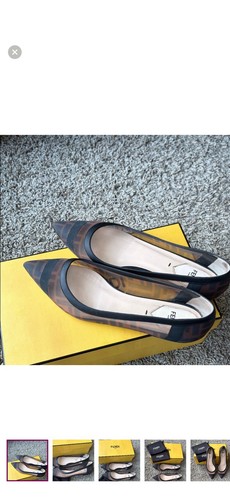 Ballerine fendi marrone - fendi, marrone/nero
