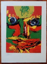 BENGT LINDSTROM serigrafia materica titolo 'RITRATTO'
