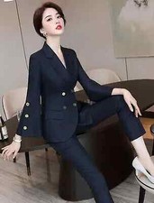 Tailleur completo donna blu