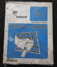 Originale BOBCAT 641 Minipala Carico Trattore Manuale Fabbrica Sigillato