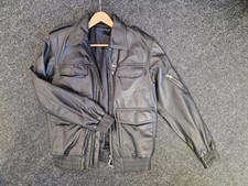 Giacca di pelle polizia BW taglia 90