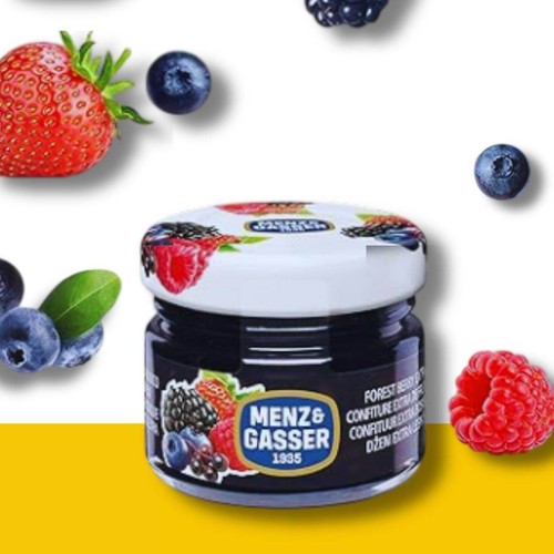Marmellata frutti bosco 28g - frutti,