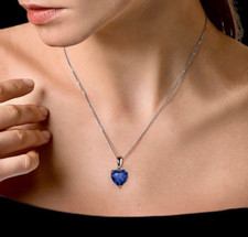 Collana Zaffiro Argento