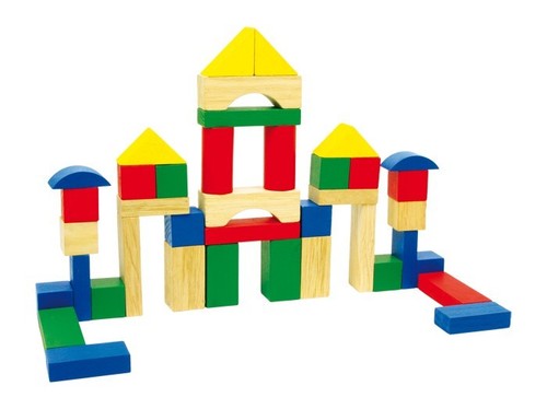 Costruzioni legno 40 pezzi - costruzioni, in