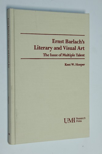 Ernst barlach literary and - barlach's,