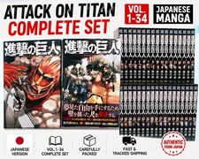 Attack titan set manga - on,