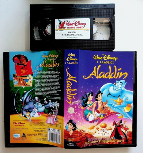 Aladdin vhs walt - aladdin,