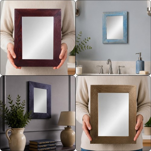 Specchio parete legno - specchio,