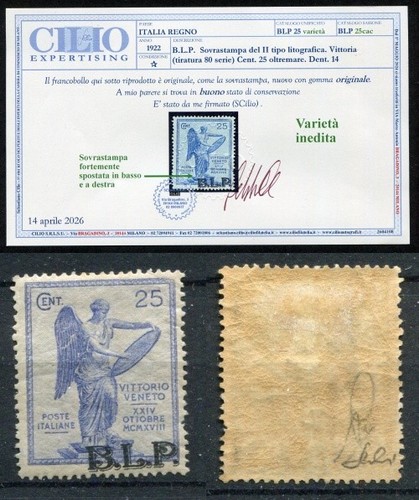 Regno italia 1922 - 1922, b.l.p