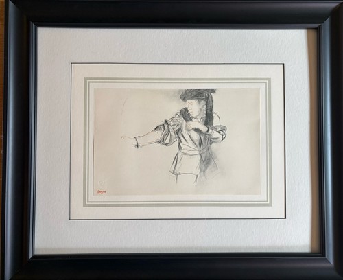 Litografia degas etude - degas, (dopo)