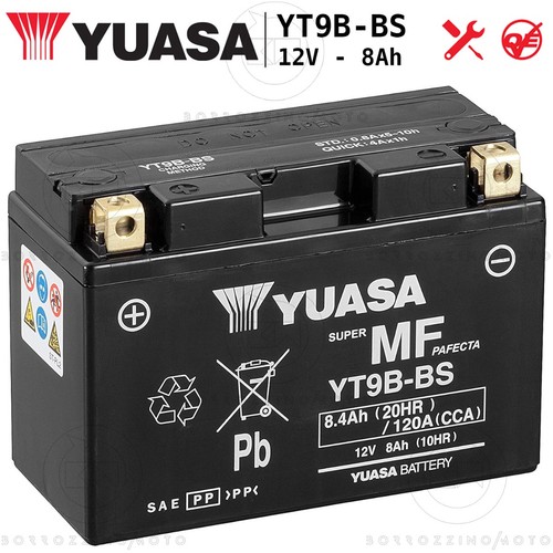 Batteria yuasa yt9b - yt9b-bs, 12v