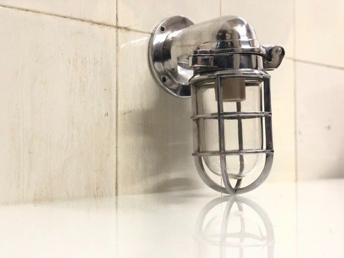 Marine wall light aluminum - light,
