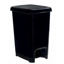 Pattumiera a Pedale Nera 10 LT Slim 20x26 h34 cm