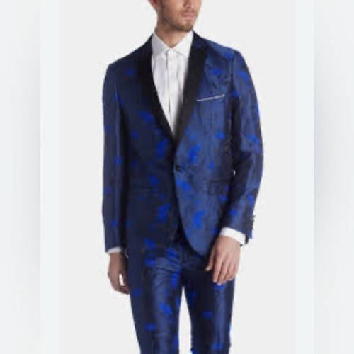 Giacca blazer smoking paisley - blazer,
