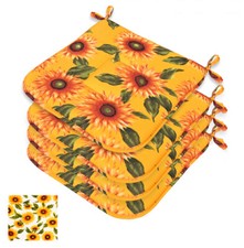 Set 4 Cuscini sedia cotone