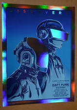 DAFT PUNK - FOIL - 2019 - DISCOVERY - TIM DOYLE - POSTER TOUR - ALBUM CLASSICO