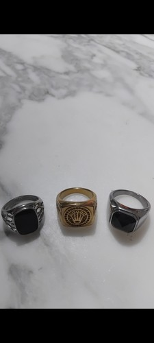 Anelli uomo acciaio corona - uomo,