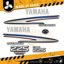 Decalcomania Adesivi Motore Fuoribordo Yamaha 225 cv - Four Stroke F225 SILVER