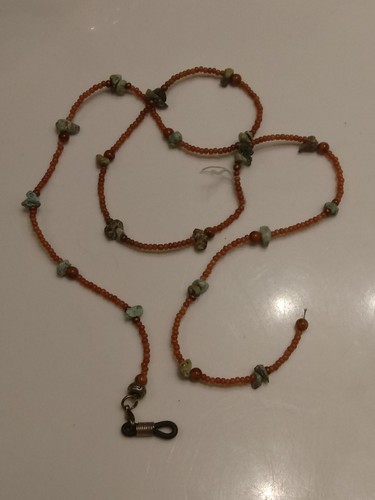 Collana catena occhiali perle